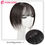 Thumbnail: Synthetic Women's Wig Piece Women's Hair Piece 3D French Bangs Naturally Fluffy 