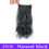 Thumbnail: Synthetic Hair Curly hair 25cm Mini Hair Pad Hair Natural Black Brown Hair Exten