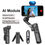 Thumbnail: AOCHUAN 3-Axis Handheld Gimbal Stabilizer for Smartphone with Fill Light for iPh