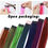 Thumbnail: LUPU 22 Inch Synthetic Colored Highlight Hair Extensions Rainbow Long Straight H
