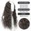 Thumbnail: Ocelot 16-24 inch synthetic wavy hair extension wig natural water ripple women's