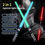 Thumbnail: REikirc 75cm RGB  Lightsaber 2 in 1 7 colors Light Saber for 3+ Kids Laser Sword