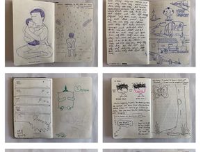 How to bond with kids sketching?