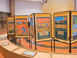 Srimad Ramayana at Shankara Giri, Sringeri: Narrating an epic through Pattachitra