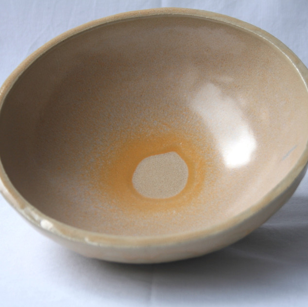 Yellow Patterned Bowl