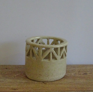 Carved Candle holder