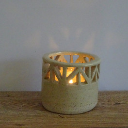 Carved Candle holder