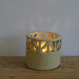 Carved Candle holder