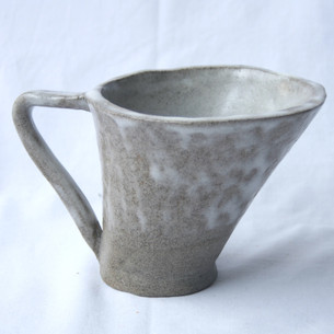 200 ml Assymetrical White Mug