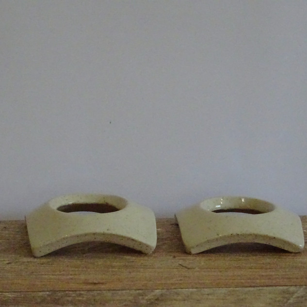 Egg cup White speckle