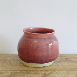 Maroon Flower Pot