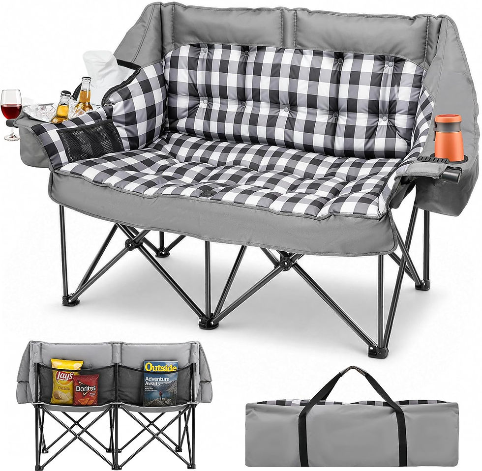 Double Camping Chair 800lbs