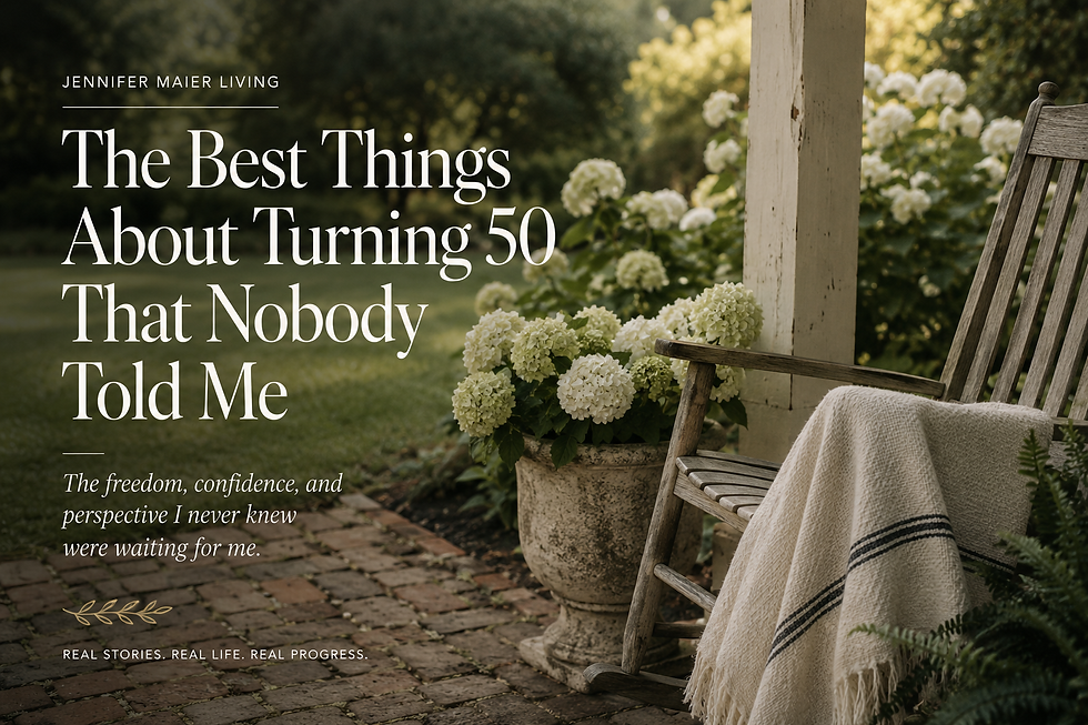 The Best Things About Turning 50 That Nobody Told Me