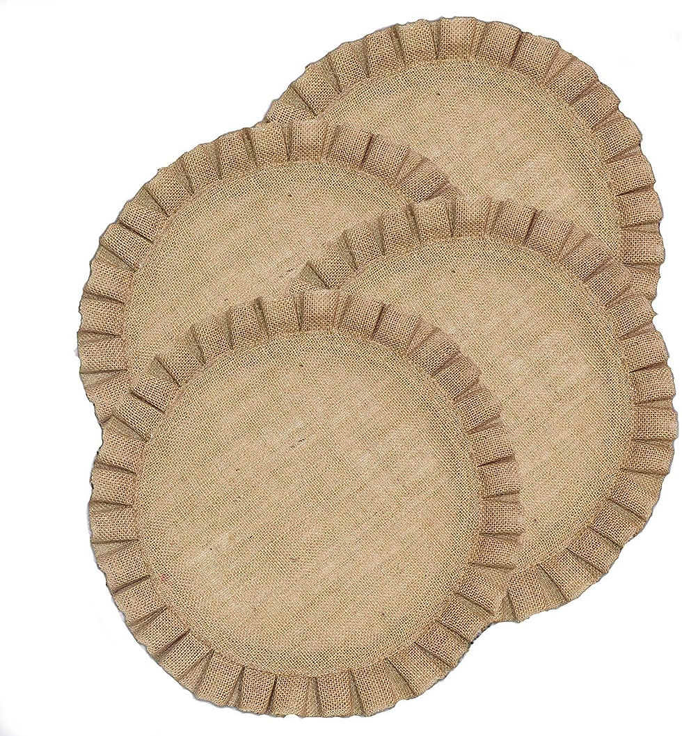 Handmade Round Table Placemats