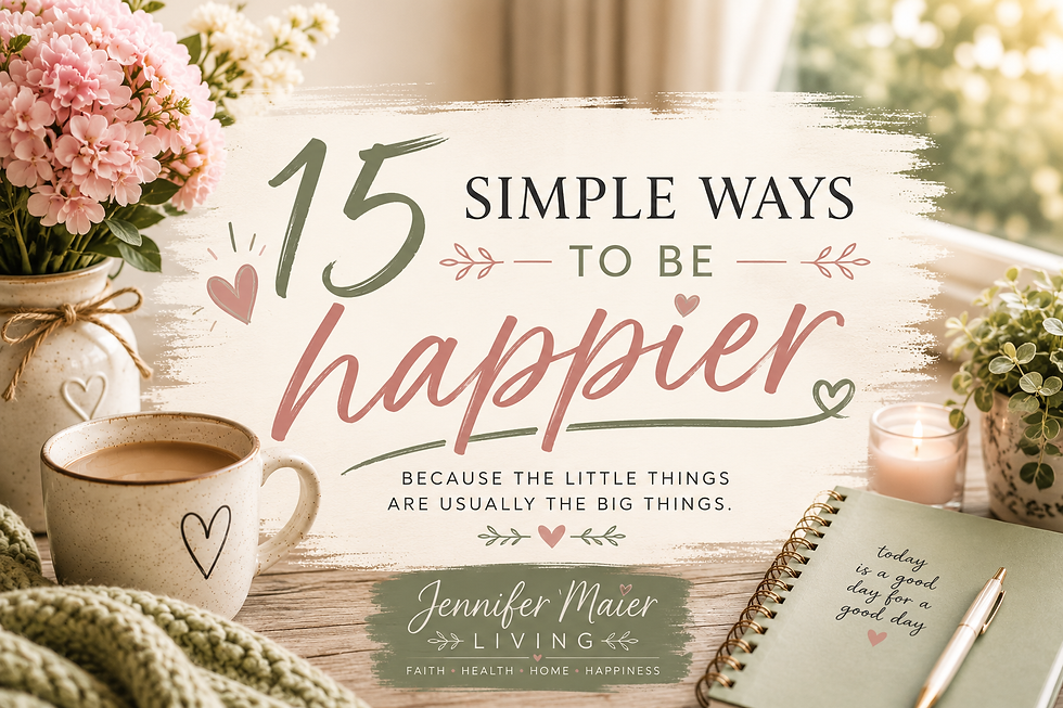 15 Simple Ways to Be Happier