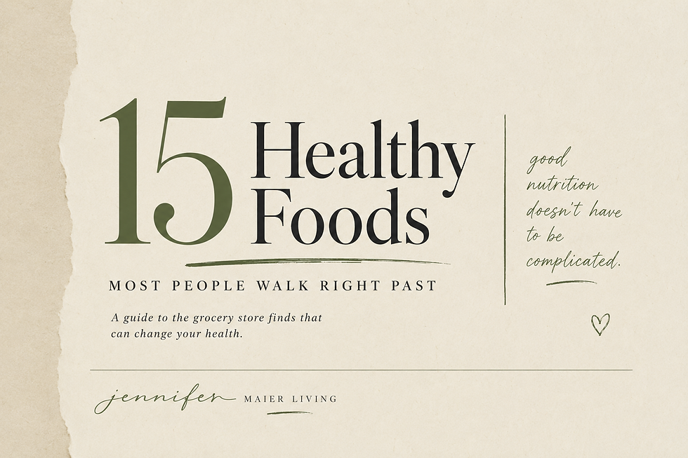 15 Surprisingly Healthy Foods Most People Walk Right Past at the Grocery Store