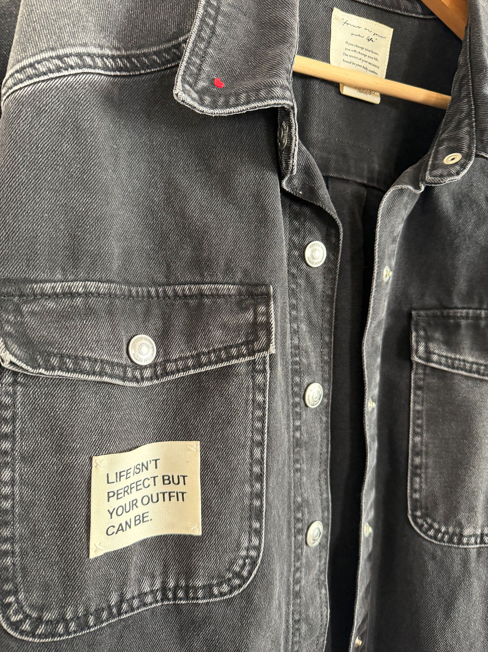 Miniature : Veste en jean over size