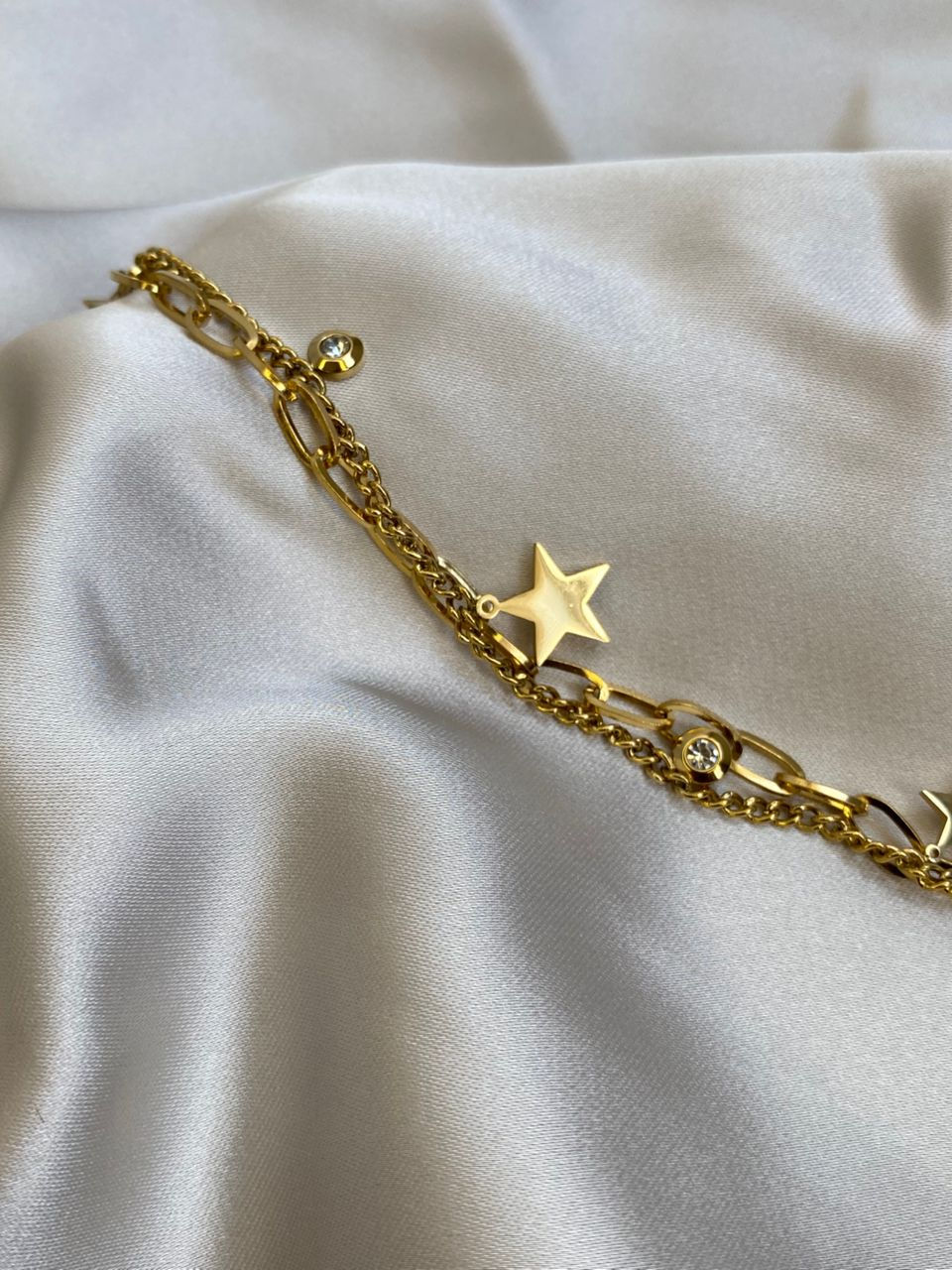 Miniatura: Pulsera doble glamour