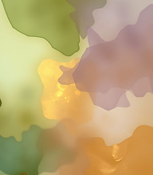 Abstract earth tones blended with glowing highlights, representing grounded spirituality_e