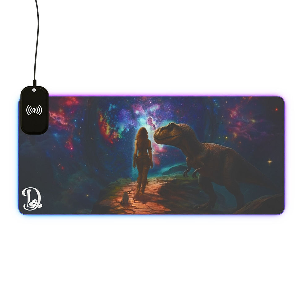 Thumbnail: LED Gaming Mouse Pad, Wireless Charging