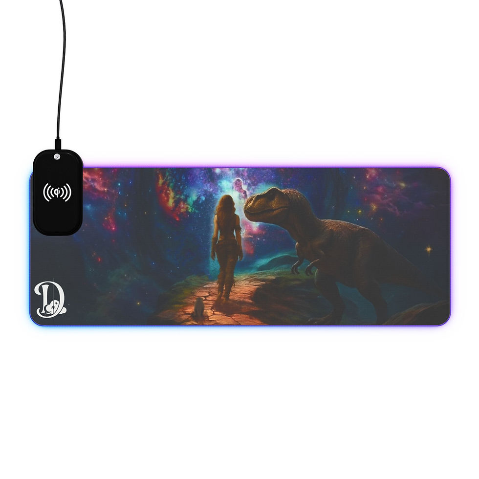 Thumbnail: LED Gaming Mouse Pad, Wireless Charging
