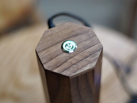 GAWOODY motor kit housing with illuminated power button, handcrafted for coffee grinder use