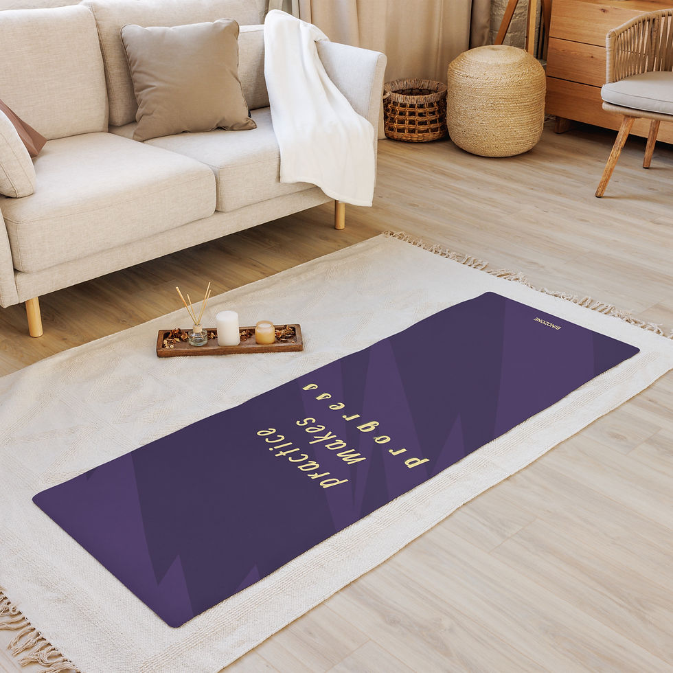 Thumbnail: Practice Makes Progress Yoga Mat