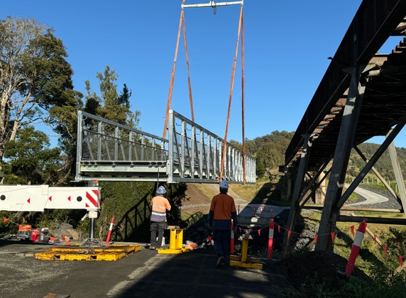Bridge 7 during construction