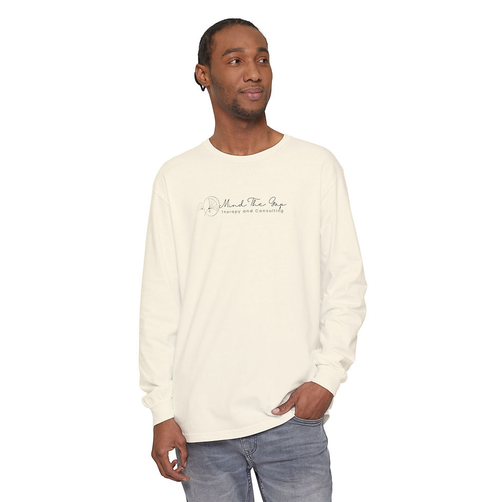 Thumbnail: Coffee and Anxiety Unisex Long Sleeve Tee