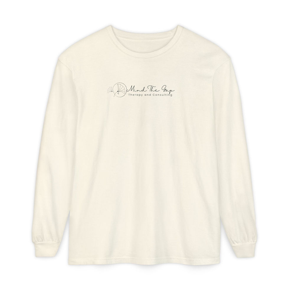 Thumbnail: Coffee and Anxiety Unisex Long Sleeve Tee