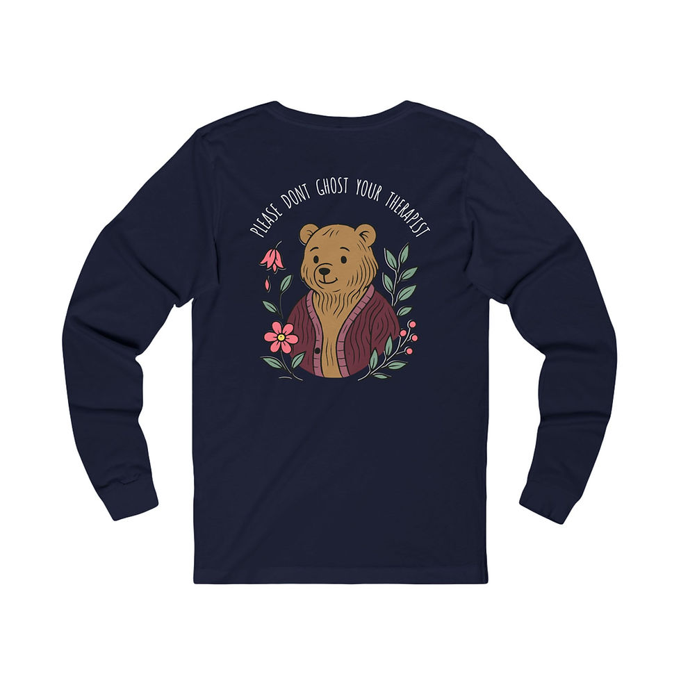 Thumbnail: Please Don't Ghost Your Therapist Long Sleeve Tee