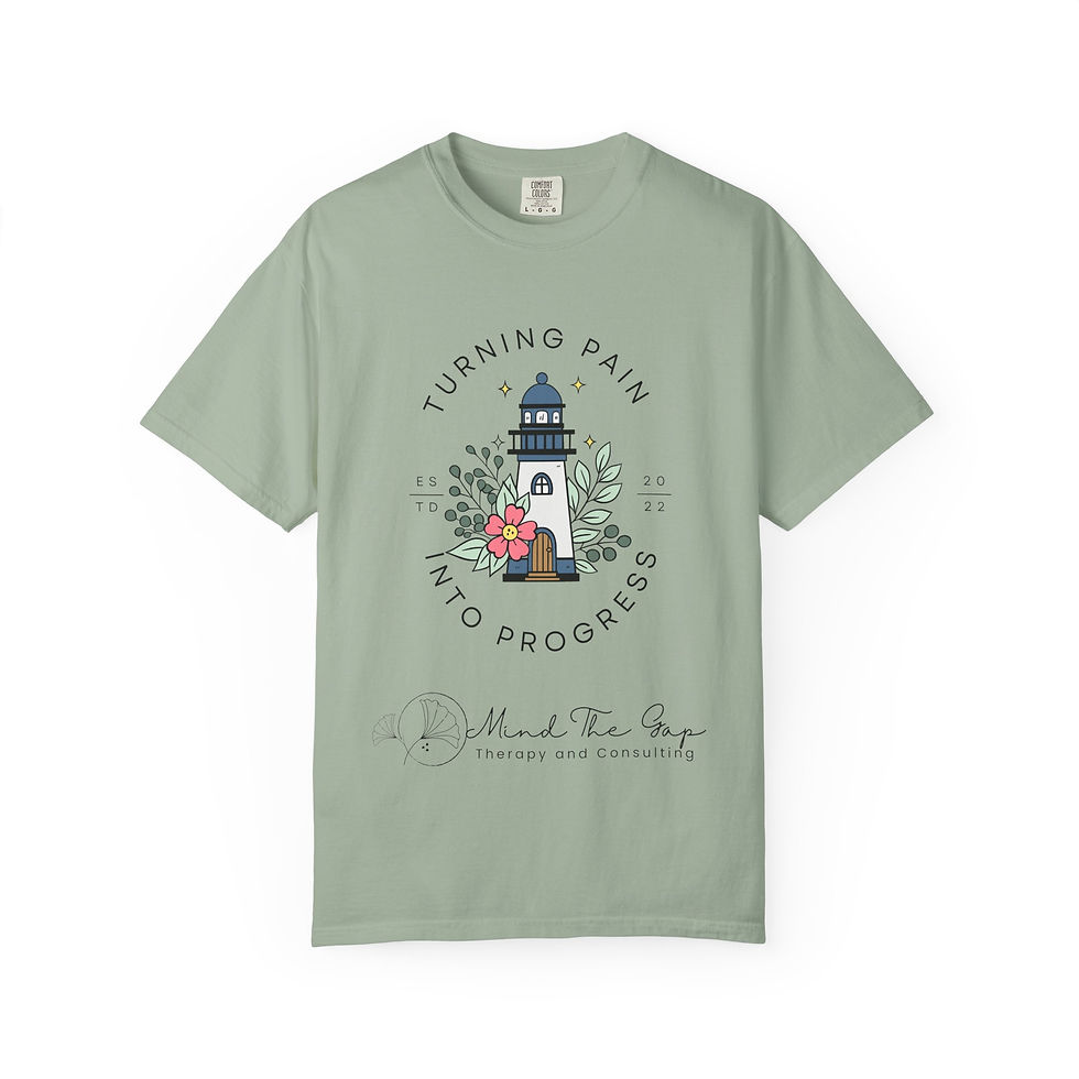 Thumbnail: Lighthouse 'Turning Pain Into Progress' Graphic T-Shirt