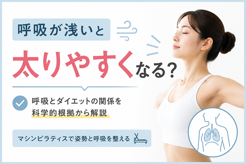呼吸　マシンピラティス