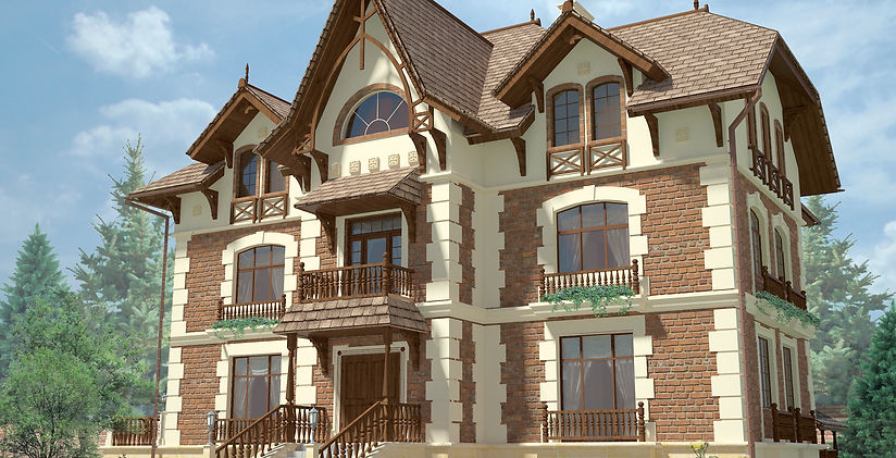 Дом в европейском стиле