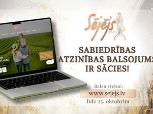 Ikviens ir aicināts piedalīties Sabiedrības atzinības balsojumā par konkursa “Sējējs 2025” nominantiem