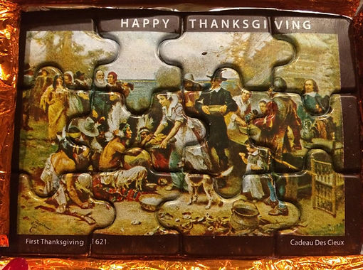 Chocolate Thanksgiving Puzzle