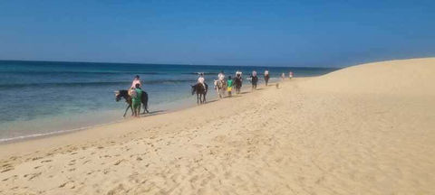 Horseback riding in Boa Vista - Cape Verde with Katlanti.