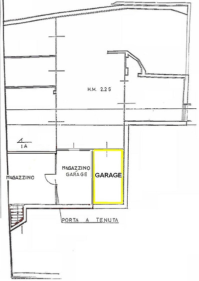 planimetria garage del nogozio in Conegliano