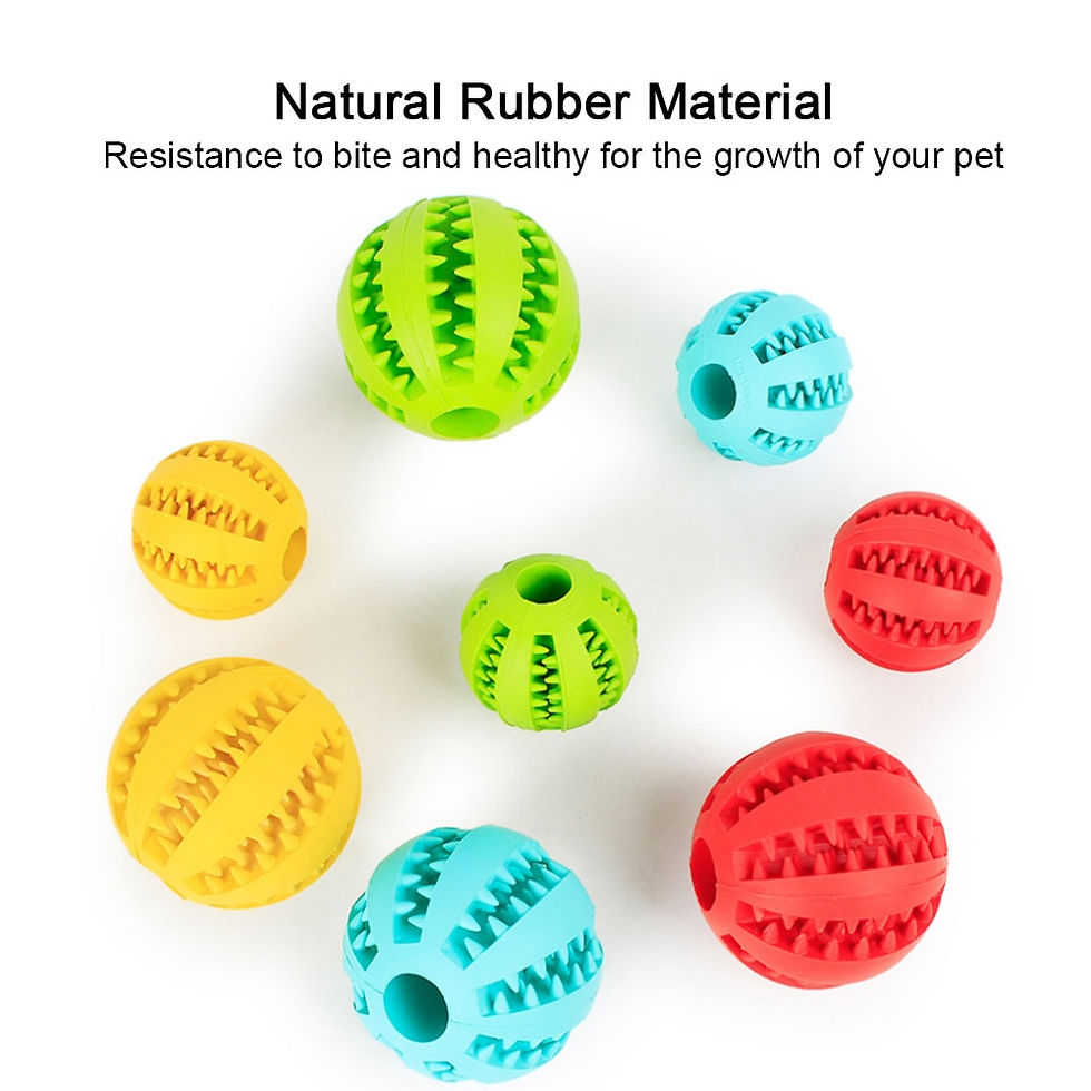 Thumbnail: Interactive Rubber Dog Food Ball