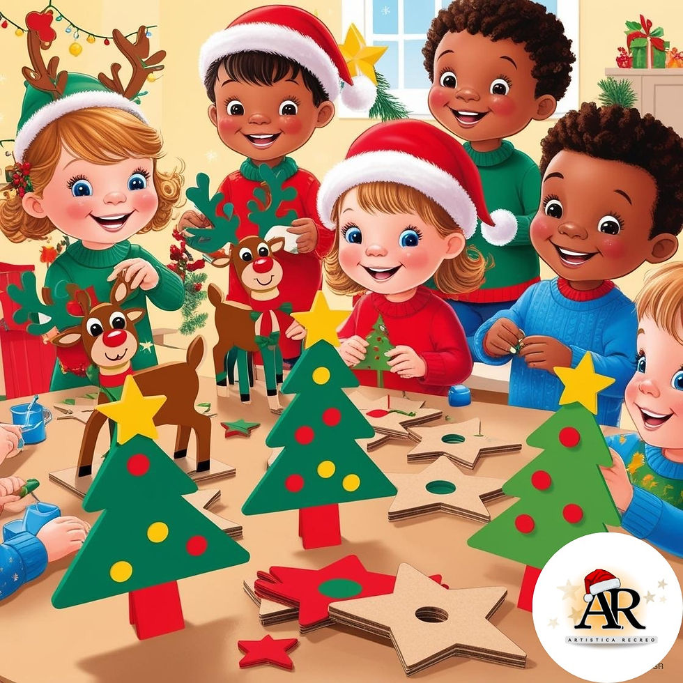 La Navidad es una época ideal para disfrutar en familia, ¡y qué mejor manera de hacerlo que con manualidades! Aquí te compartimos ideas para crear adornos navideños con MDF, perfectos para que los más pequeños participen en la decoración del hogar.