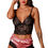 Thumbnail: Black 2pcs Lace Spaghetti Straps Lingerie Set