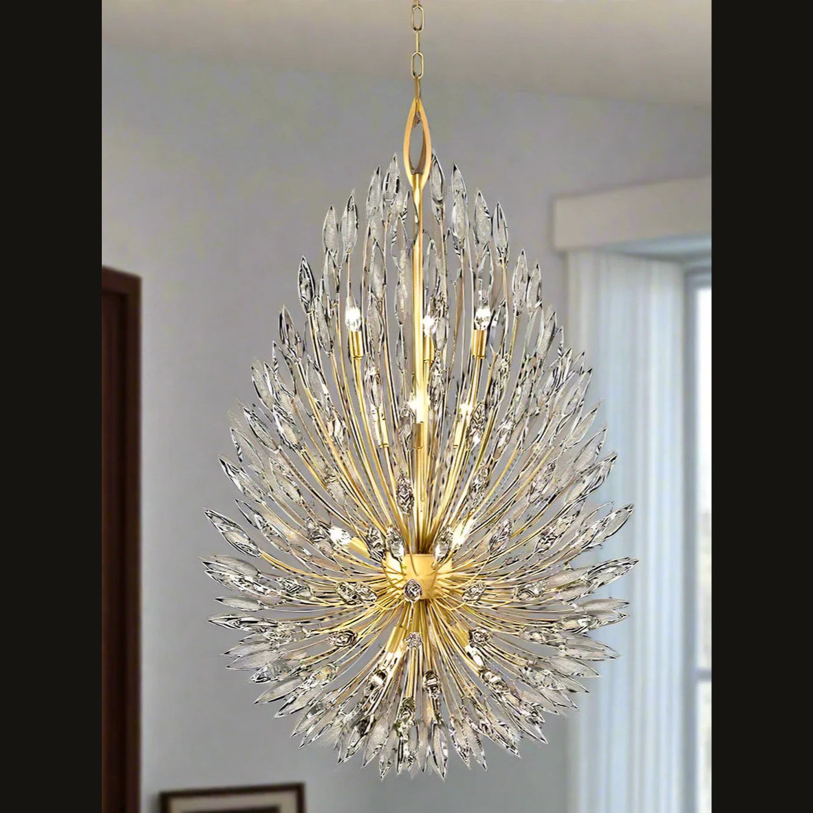 Grecian Crystal Chandelier