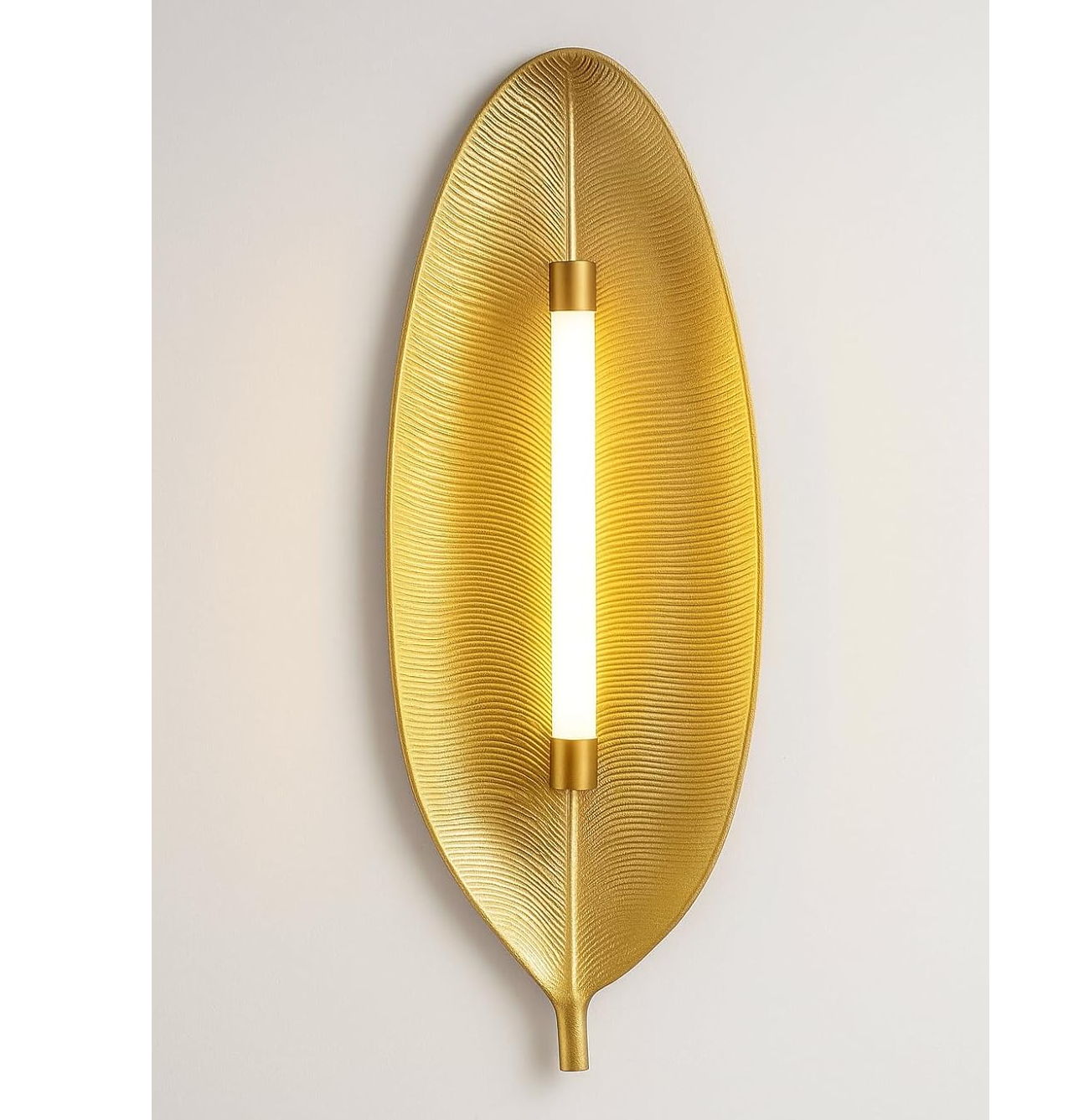 Gold Leaf Wall Light – Decorative Modern LED Sconce for Bedroom & Living Room