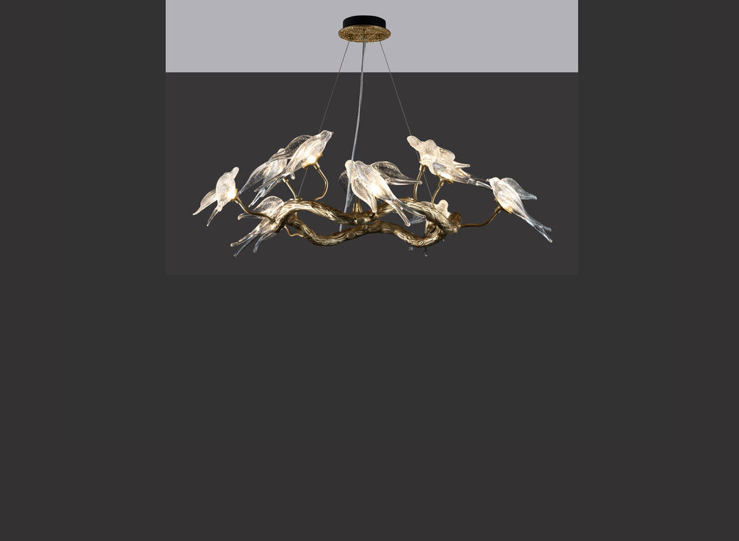 AVIAN OPULENCE CHANDELIER -A