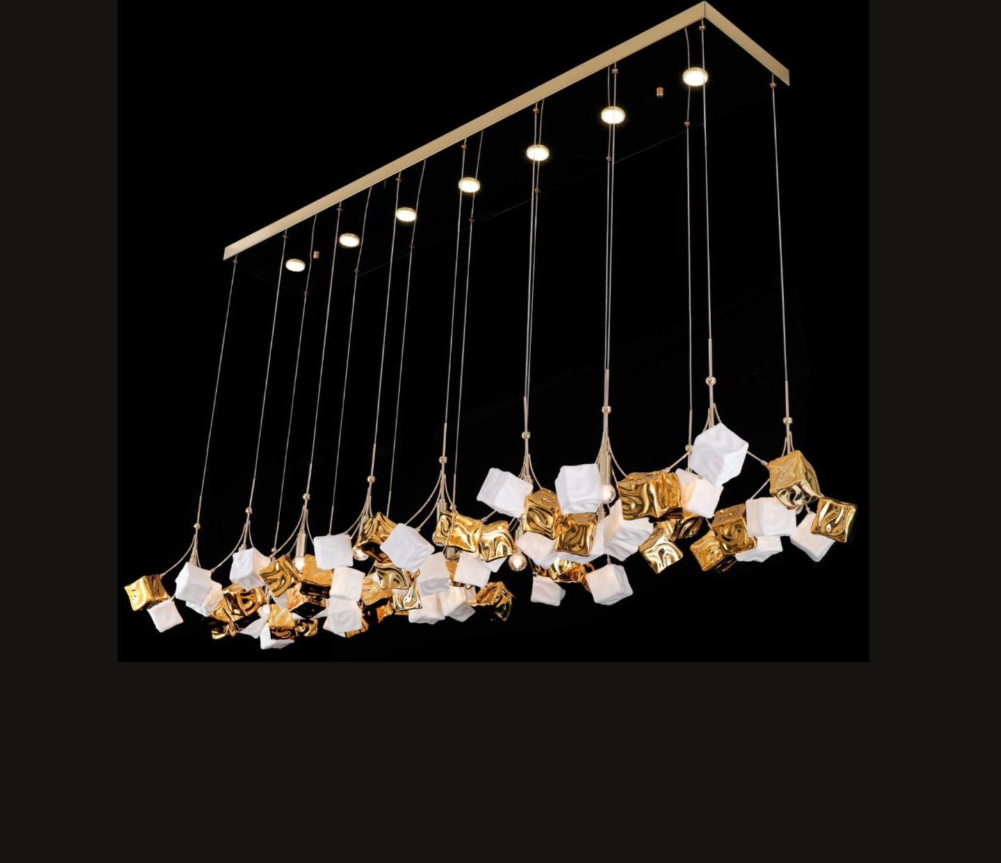 Rowley Designer Linear Chandelier Large