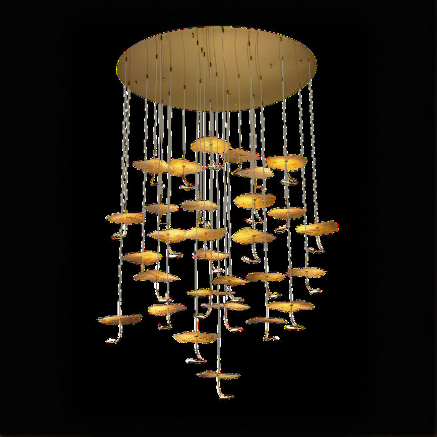 Thumbnail: THE DANGLING PARASOLS CHANDELIER