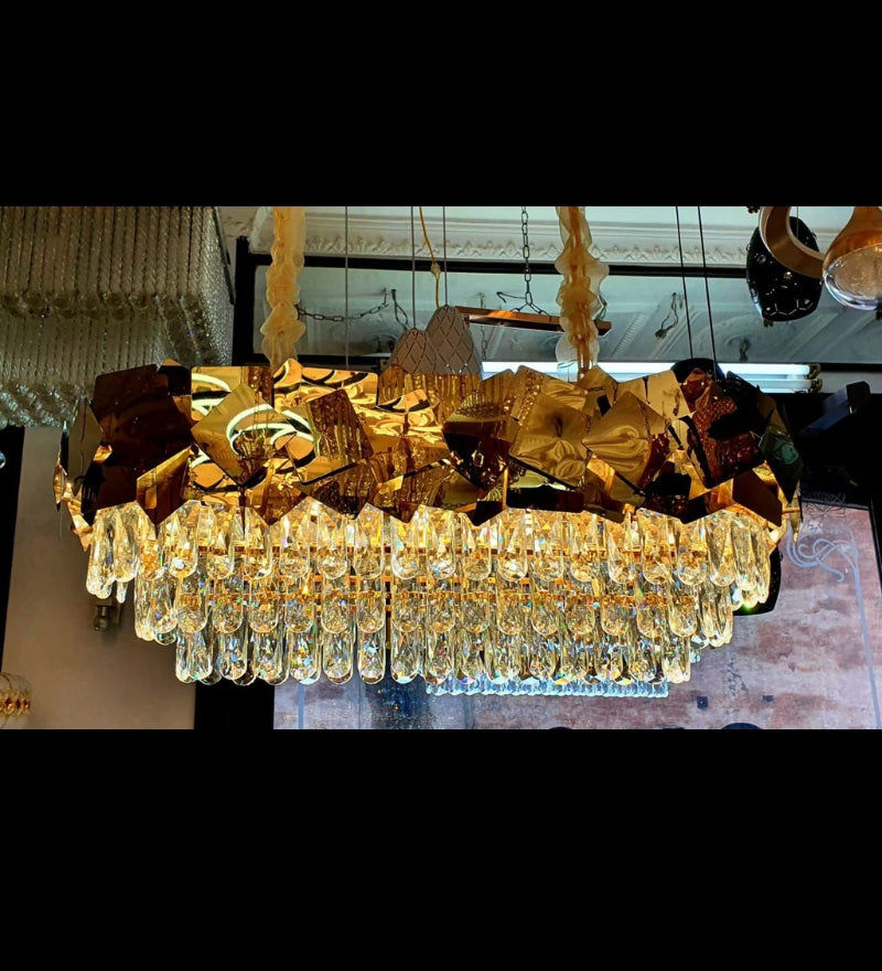 Molecular Modern Linear Chandelier Small