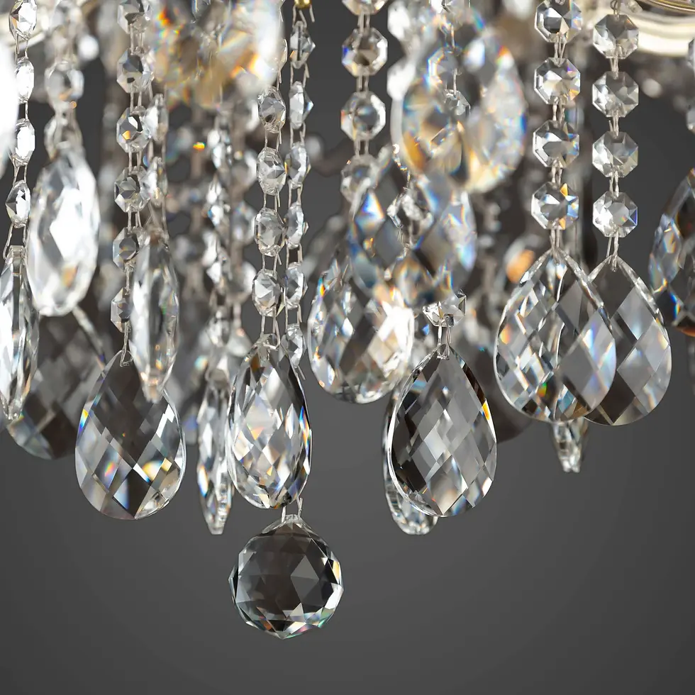 Thumbnail: THE DIAPHANY -A 15LIGHT CHADELIER