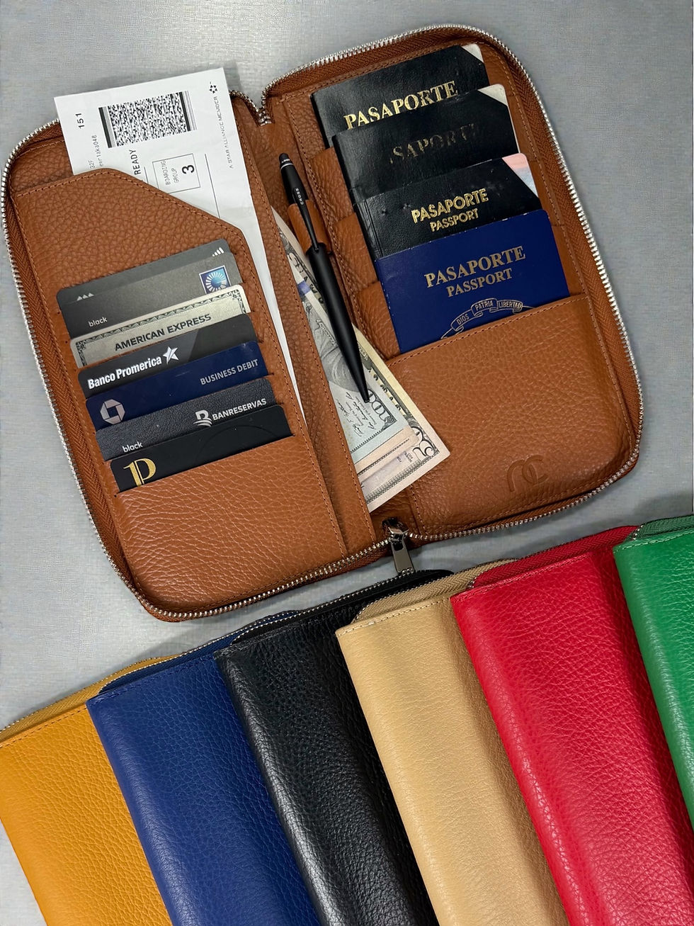 Miniatura: Porta Pasaporte Familiar Timote / Verde