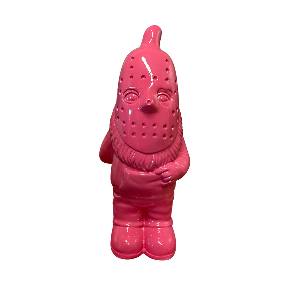 Berry Pink 28cm Masked Gnome
